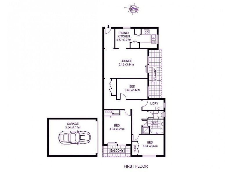 4/55 Sorrell Street, North Parramatta NSW 2151 Floorplan