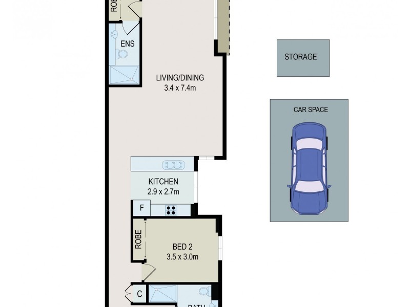 103/25 Campbell Street, Parramatta NSW 2150 Floorplan