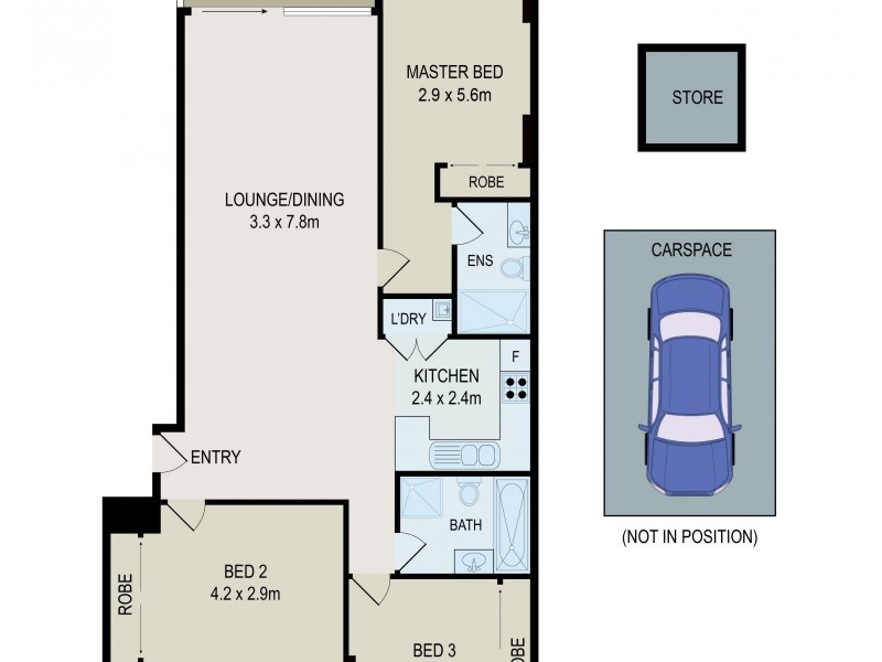 34/11 Hunter Street, Parramatta NSW 2150 Floorplan