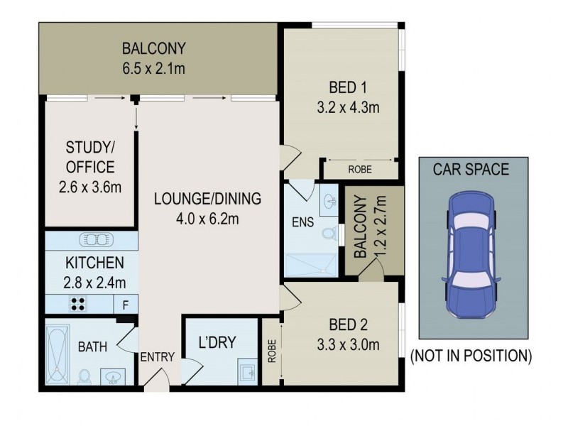 401B/8 Cowper Street, Parramatta NSW 2150 Floorplan
