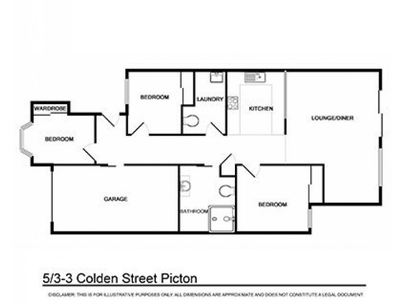 5/3-5 Colden Street, Picton NSW 2571 Floorplan