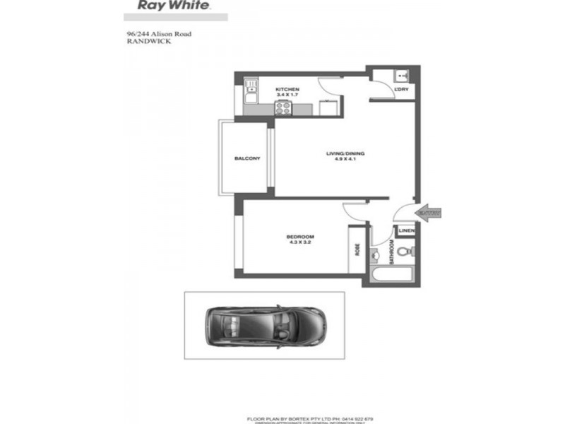 96/244 Alison Road (Entrance via Dutruc Street), Randwick NSW 2031