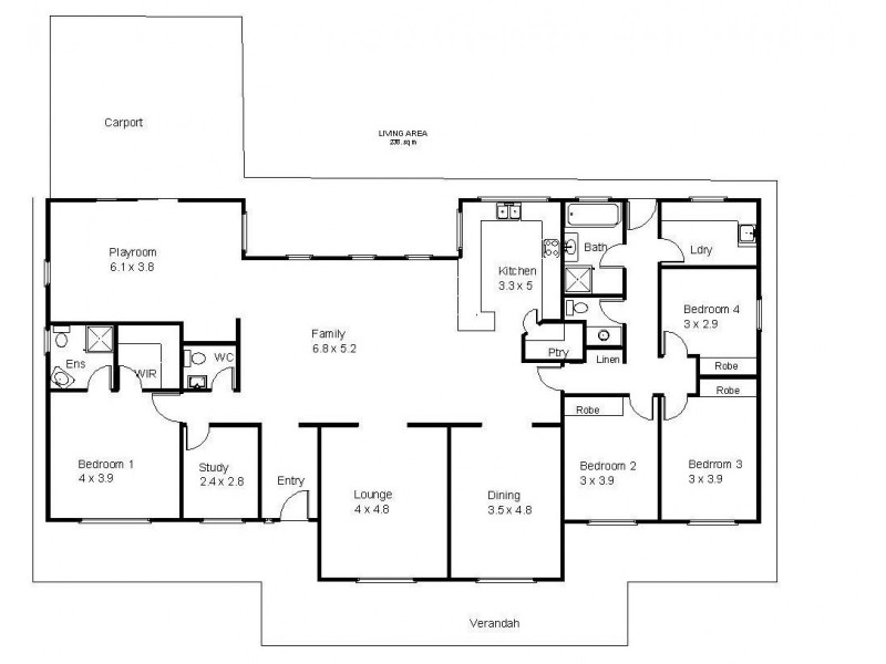45 Wheatley Road, Loxton SA 5333 Floorplan