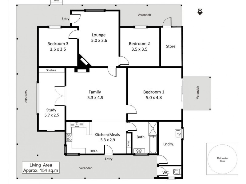 121 Morey Road, Glossop SA 5344 Floorplan