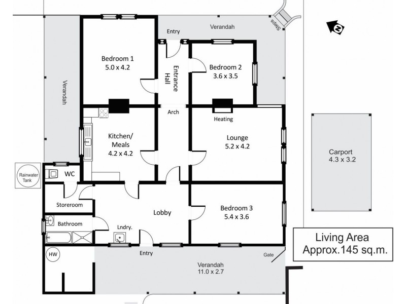 13 Loxton Drive, Moorook SA 5332 Floorplan