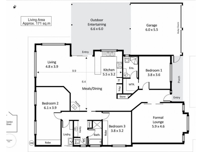 3 Milich Court, Loxton SA 5333 Floorplan