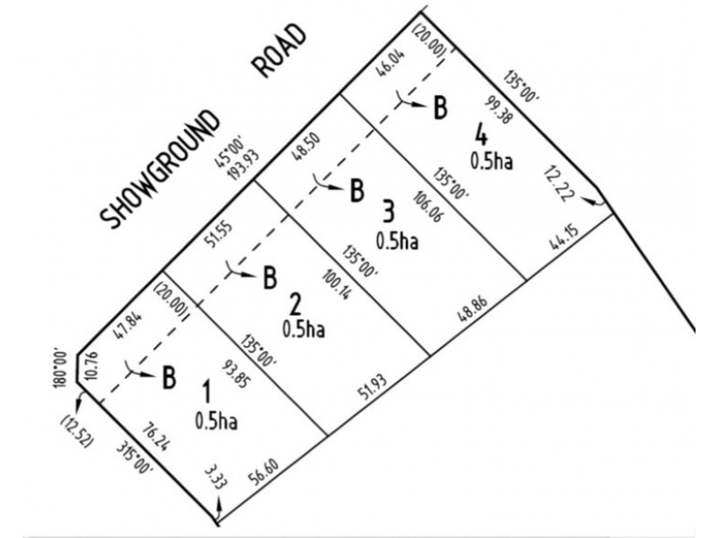 Lots 1-4 Showground Road, Swan Reach SA 5354