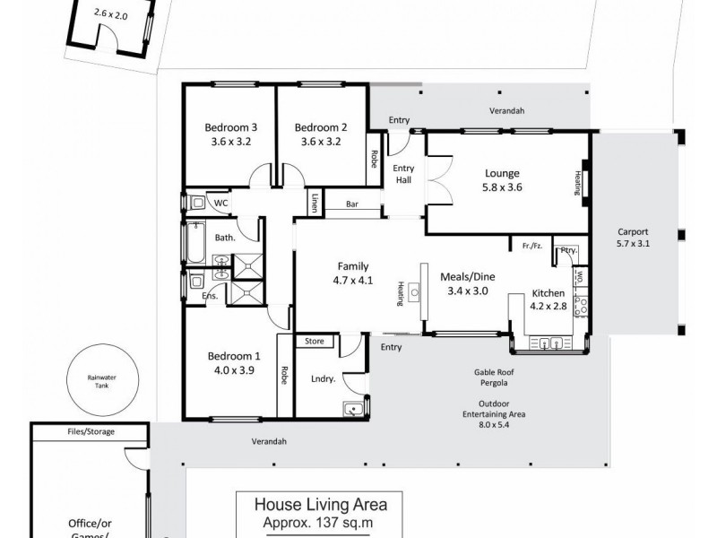 63 Gray Road, Moorook SA 5332 Floorplan