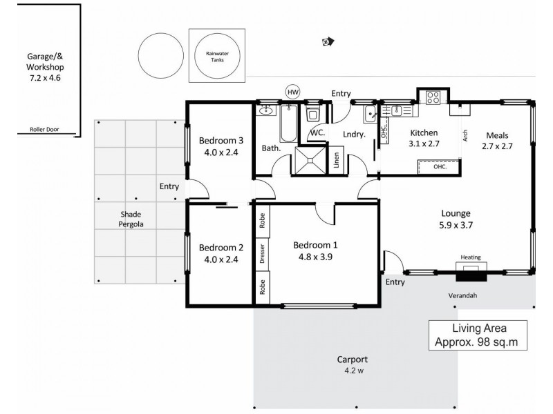 26 Mahoney Street, Berri SA 5343 Floorplan