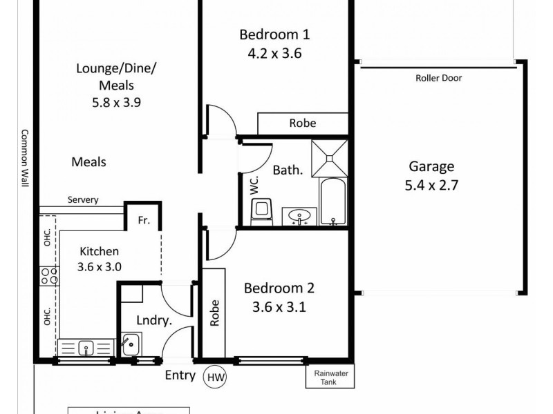 3/16 Fourth Street, Loxton SA 5333 Floorplan