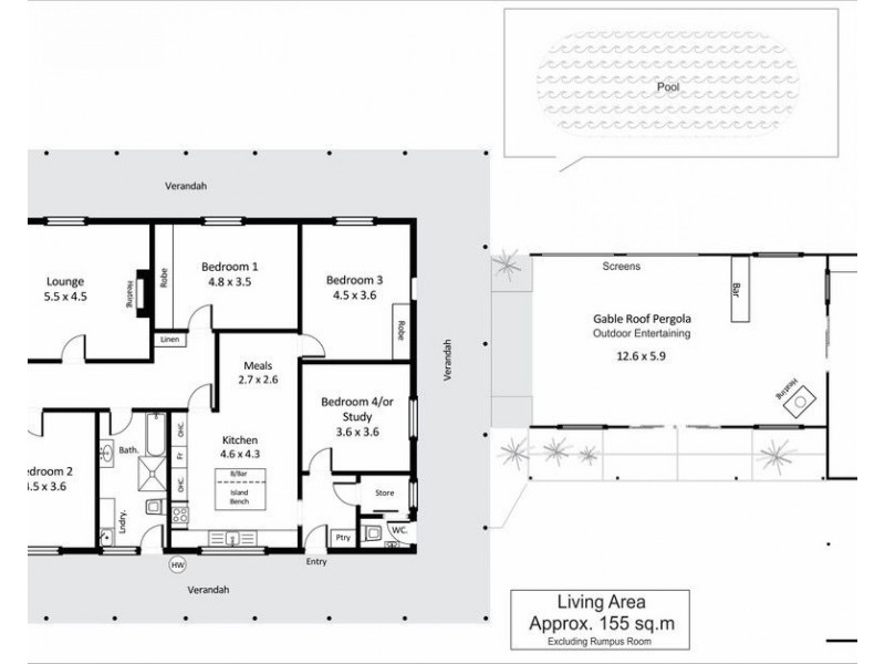 272 Crase Road, Loxton SA 5333 Floorplan