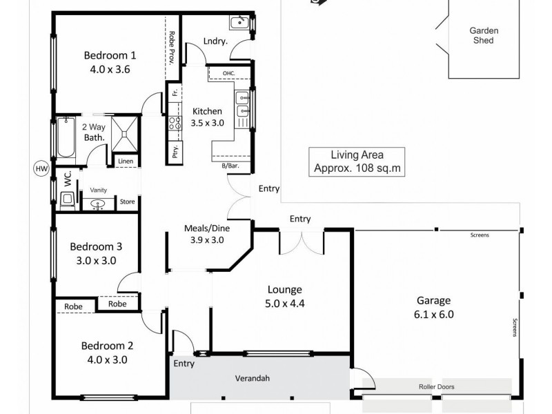 11 Stasinowsky Court, Loxton SA 5333 Floorplan