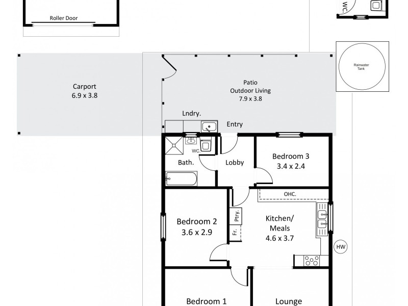 121 Paruna Road, Loxton SA 5333 Floorplan