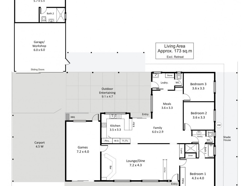 12 Alamein Avenue, Loxton SA 5333 Floorplan