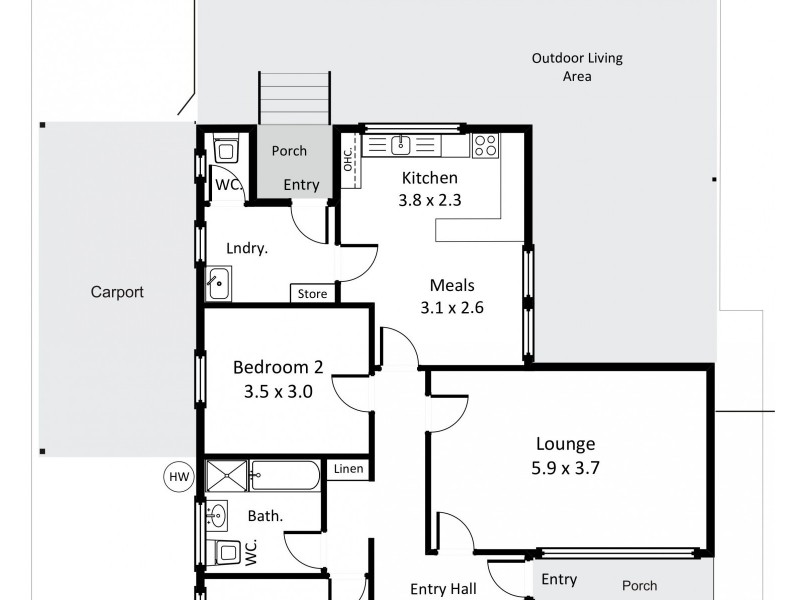 62 Drabsch Street, Loxton SA 5333 Floorplan
