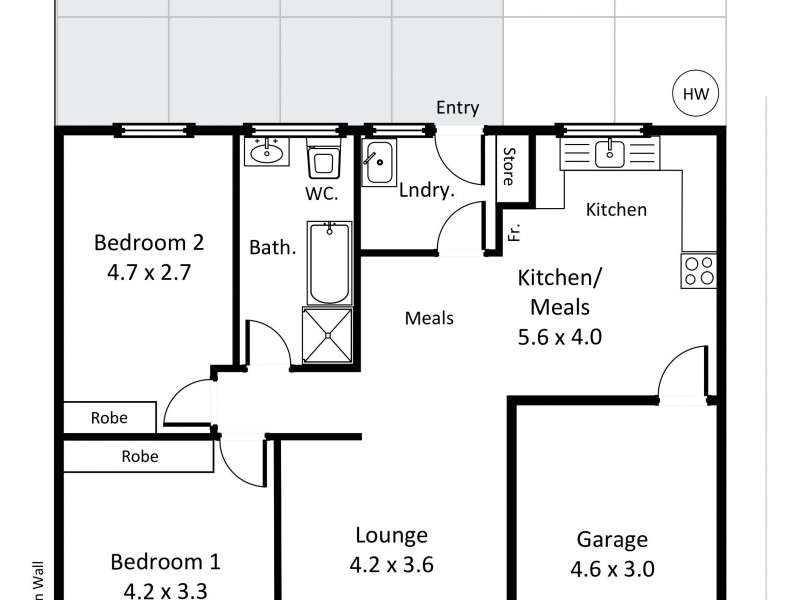 Unit 3, 4 Guy Street, Berri SA 5343 Floorplan