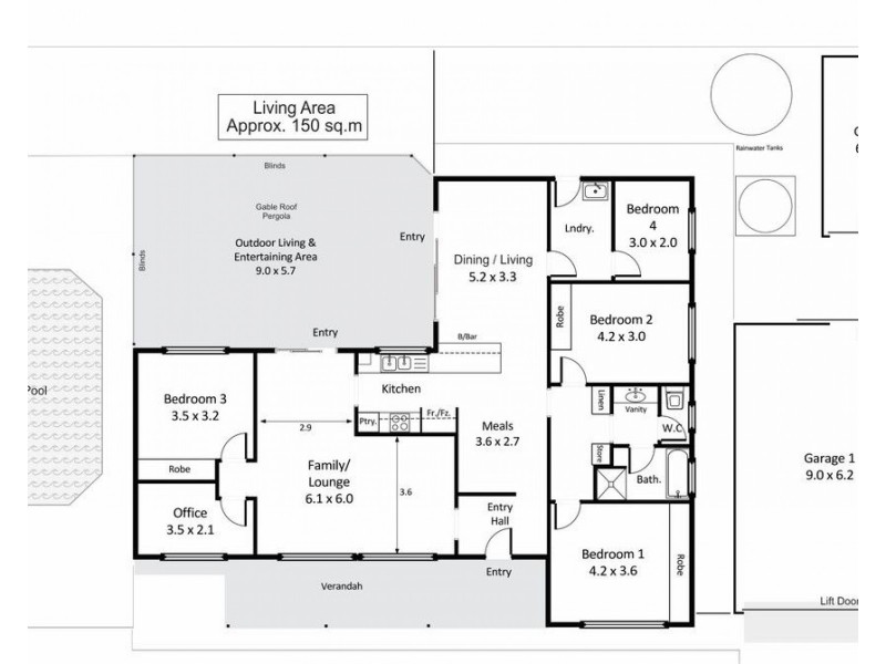 2 Fairway Avenue, Barmera SA 5345 Floorplan