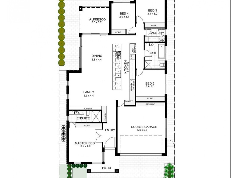 3B Gemini Street, Gregory Hills NSW 2557 Floorplan