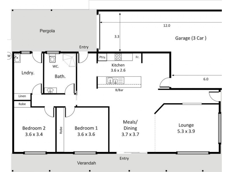14 Ian Drive, Paringa SA 5340 Floorplan
