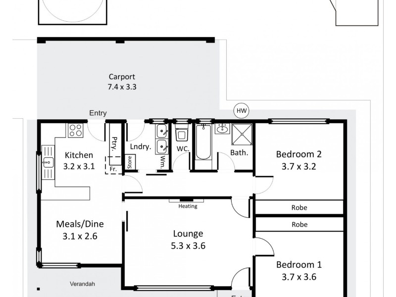 98 Thurk Street, Renmark SA 5341 Floorplan