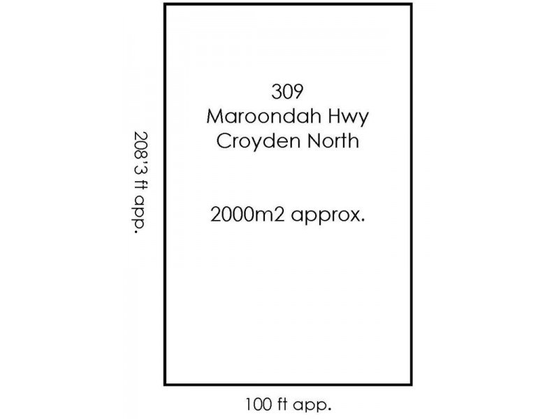 309 Maroondah Highway, Croydon North VIC 3136