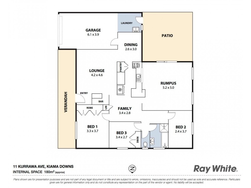 11 Kurrawa Avenue, Kiama Downs NSW 2533 Floorplan
