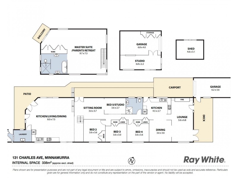 131 Charles Avenue, Minnamurra NSW 2533 Floorplan