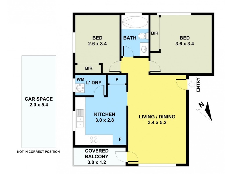 12/21 York Street, Fairfield NSW 2165 Floorplan
