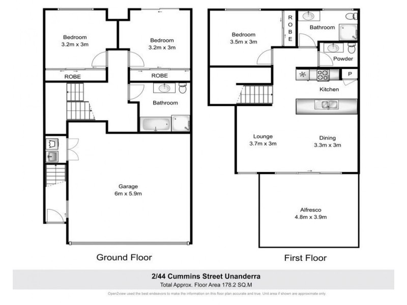 2/44 Cummins Street, Unanderra NSW 2526 Floorplan