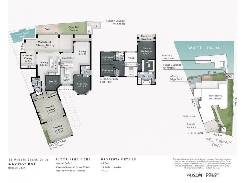 155 Pebble Beach Drive, Runaway Bay QLD 4216 Floorplan