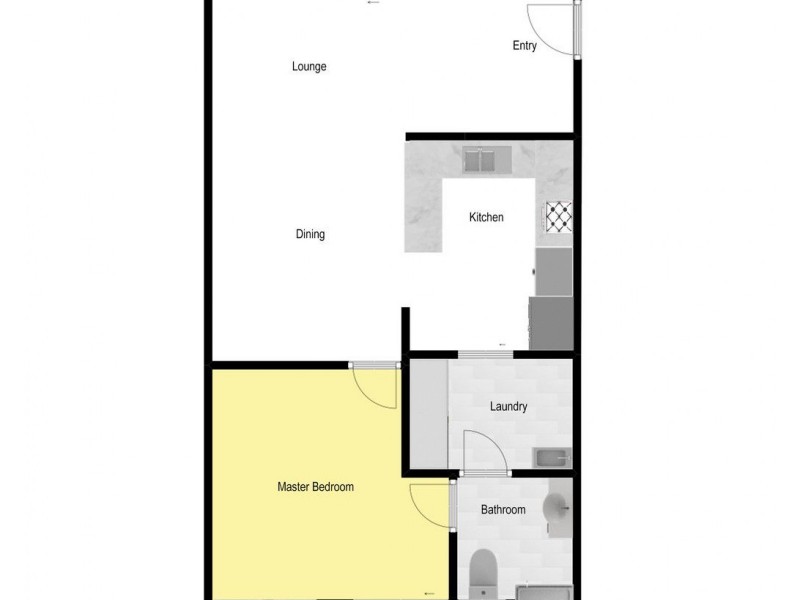 21/336 Boundary Street, Spring Hill QLD 4000 Floorplan