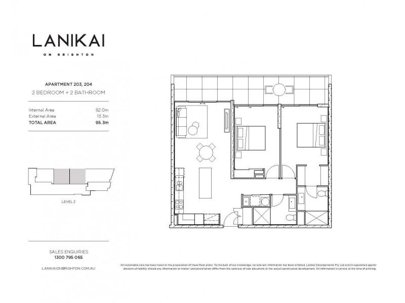 204/30 Brighton Parade, Southport QLD 4215 Floorplan
