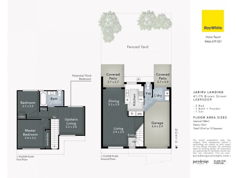 41/75 Brown Street, Labrador QLD 4215 Floorplan