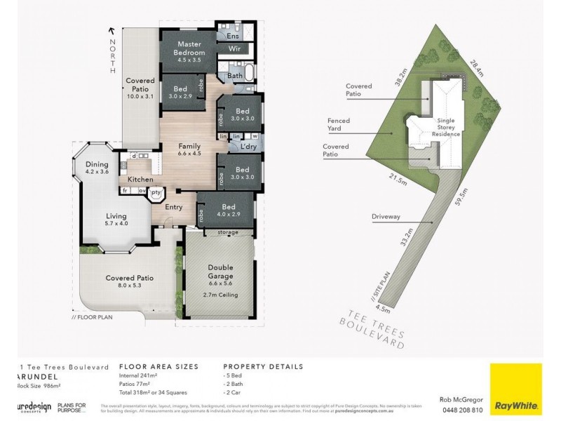 11 Tee Trees Boulevard, Arundel QLD 4214 Floorplan