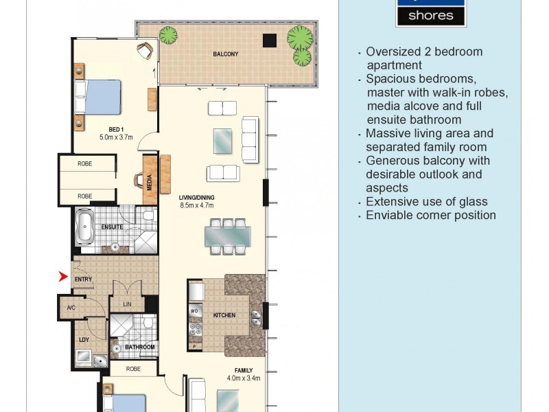 1 Como Crescent, Southport QLD 4215 Floorplan