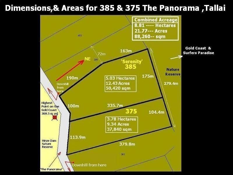 375, 385 The Panorama, Tallai QLD 4213