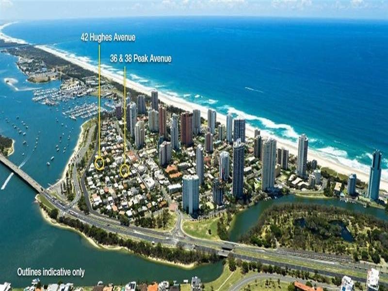 42 Hughes Avenue, 36 Peak Avenue, 38 Peak Avenue, Main Beach QLD 4217