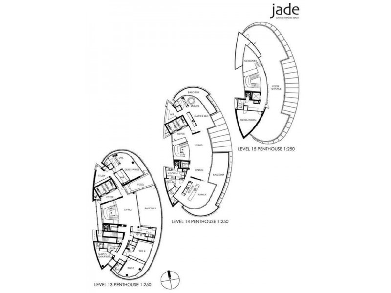 14 The Jade Penthhouse. 35 Northcliffe Terrace, Surfers Paradise QLD 4217