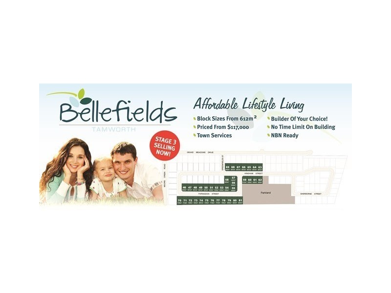 Bellefields Estate Stage 3, Tamworth NSW 2340