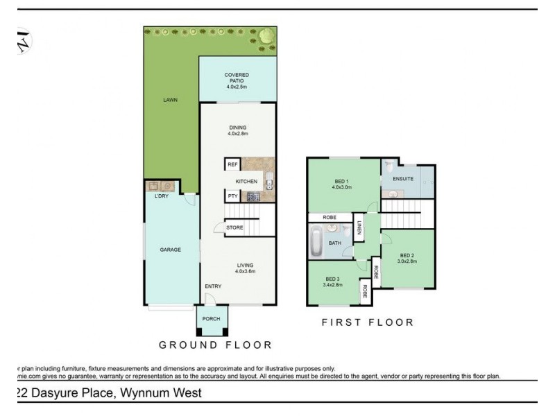 15/22 Dasyure Place, Wynnum West QLD 4178 Floorplan