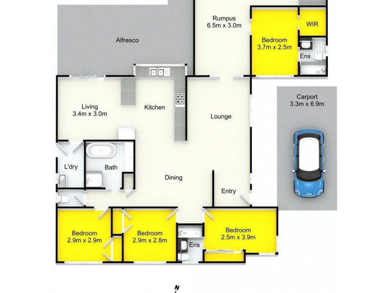 33 Waikiki Road, Bonnells Bay NSW 2264 Floorplan