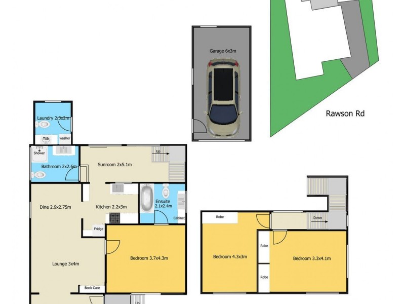 7 Rawson Road, Woy Woy NSW 2256 Floorplan