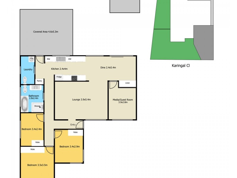 8 Karingal Close, Woy Woy NSW 2256 Floorplan