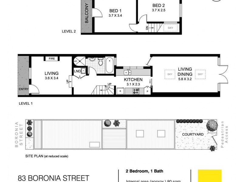 83 Boronia Street, Redfern NSW 2016 Floorplan