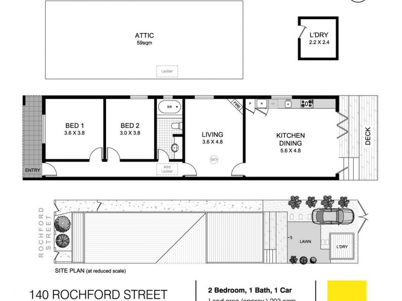 140 Rochford Street, Erskineville NSW 2043 Floorplan