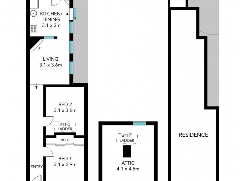 61 Kepos Street, Redfern NSW 2016 Floorplan