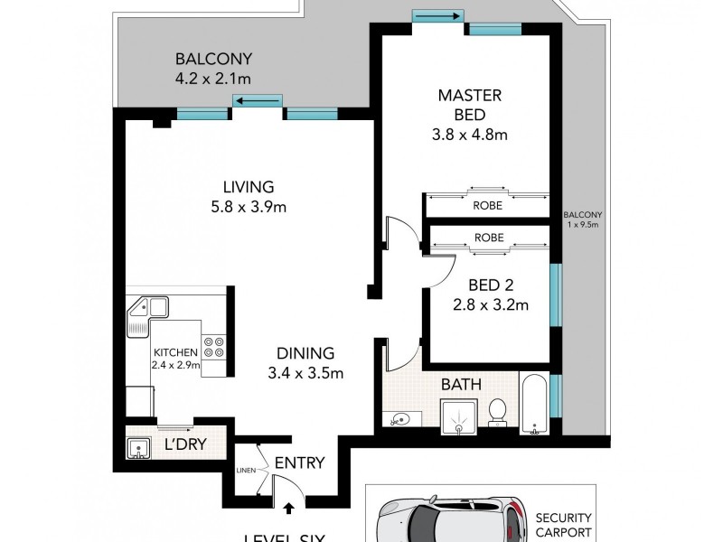 35/471 South Dowling Street, Surry Hills NSW 2010 Floorplan