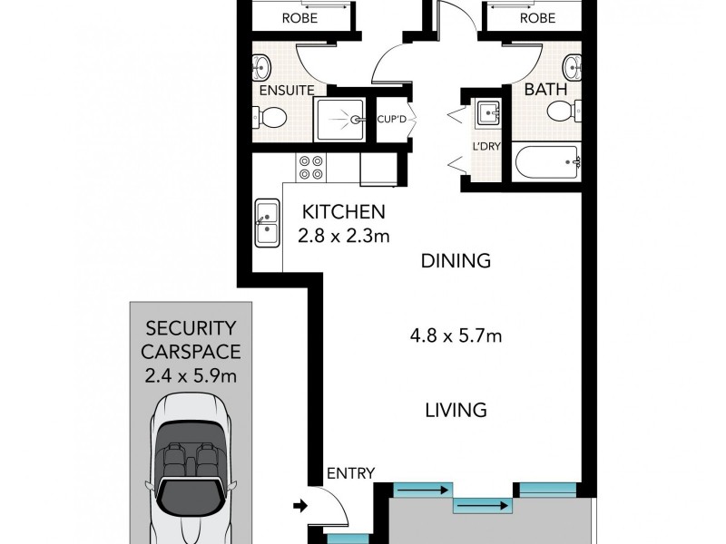 83/1 Shirley Street, Alexandria NSW 2015 Floorplan