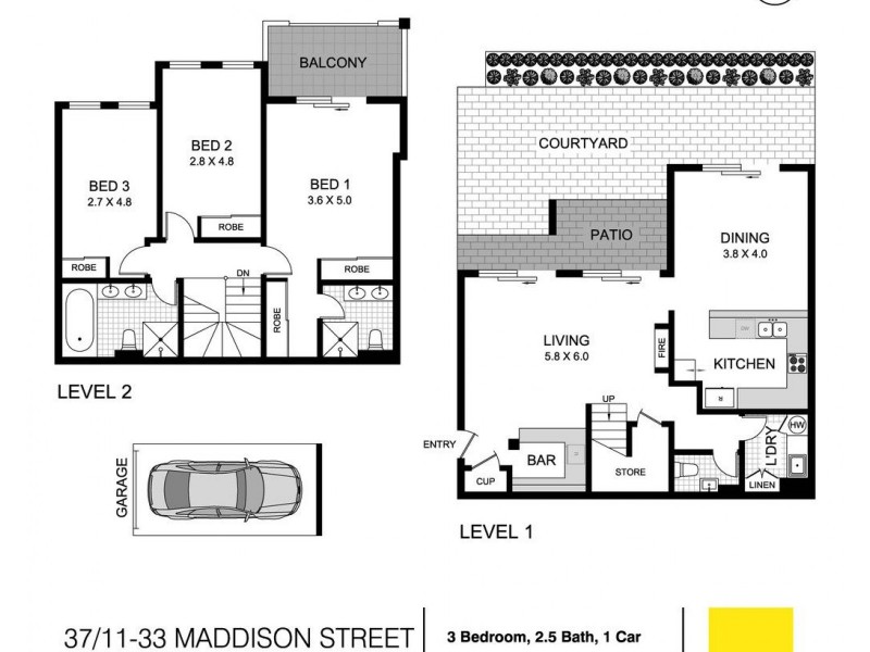 37/11-33 Maddison Street, Redfern NSW 2016 Floorplan