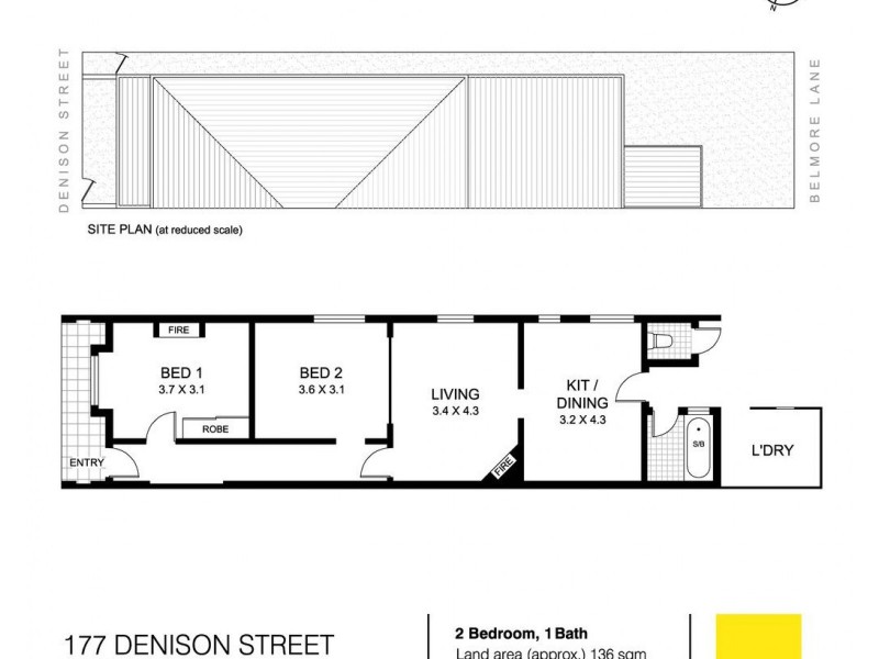 177 Denison Street, Newtown NSW 2042 Floorplan